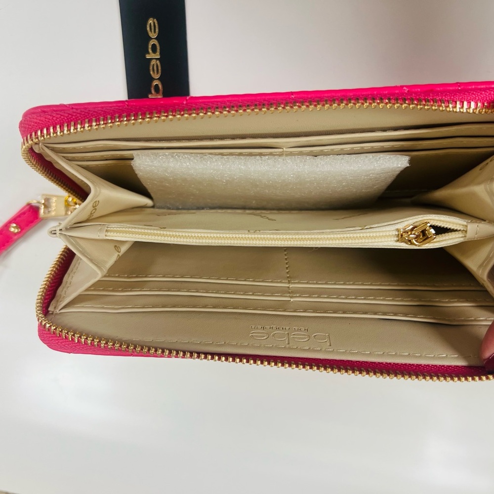 Pink Quilted Wallet - Picture 2 of 4